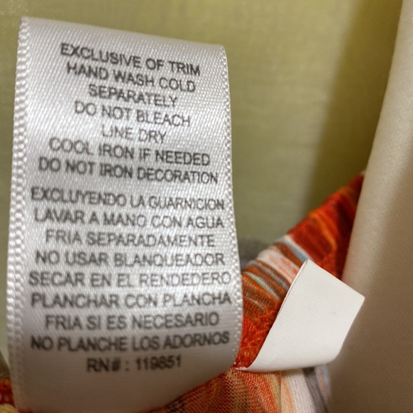 BEADED WESTERN DECOR HALTER DRESS SZ L REAR ELASTIC BACKLESS - Picture 15 of 16